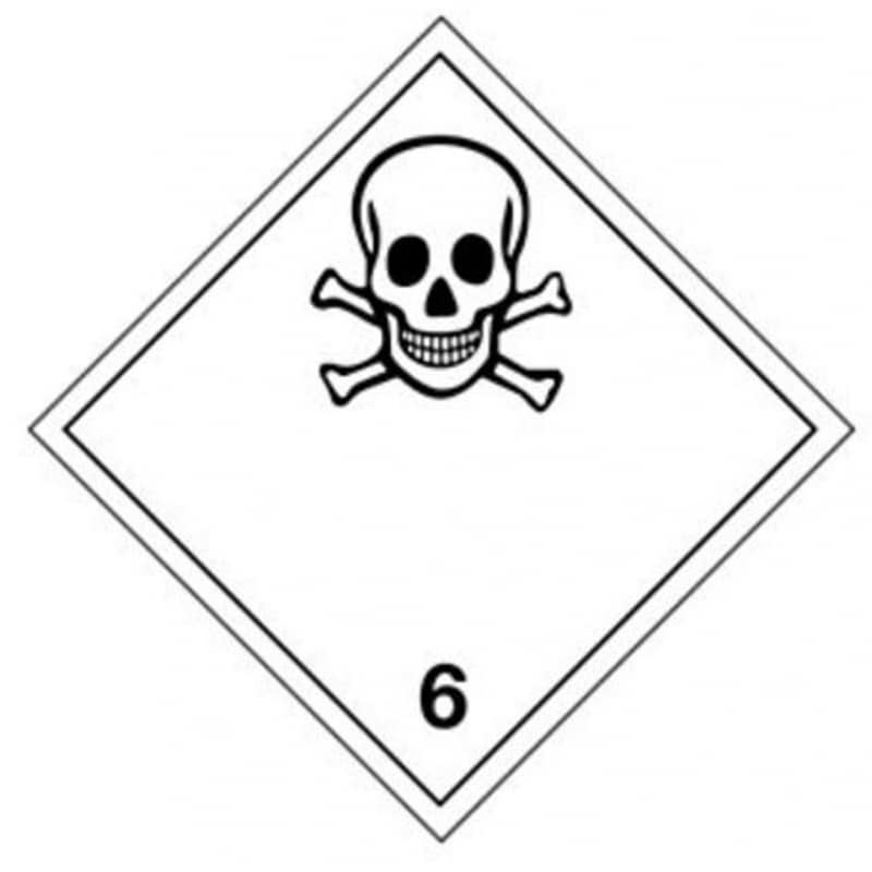 Étiquettes produits dangereux autocollantes en rouleau