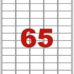 Étiquettes en planche A4 Coins arrondis 38,1 x 21,2 mm
