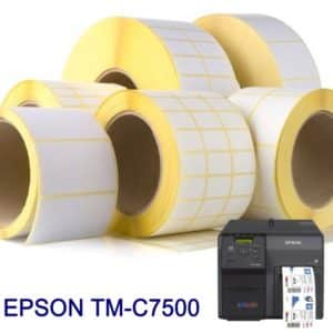 Rouleau d’étiquettes papier mat – TM-C7500/C7500G