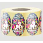 Étiquettes holographiques autocollantes