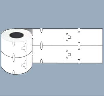Étiquettes à boucle CURLISS STT 25 x 254 mm