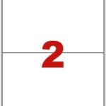 Étiquettes en planche A4 Coins arrondis 199,6 x 143,5 mm