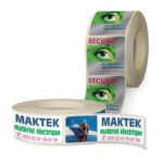 Étiquettes industrielles adhésives en rouleau - Impression quadri