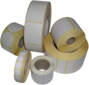 Étiquettes vierges en rouleau 40 x 25 mm